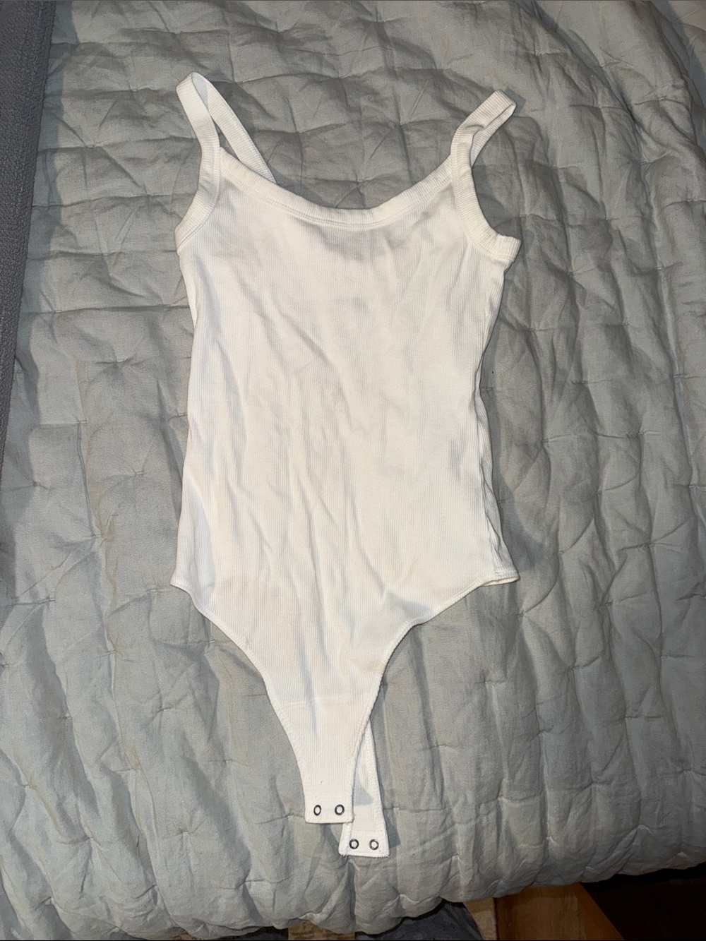 Abercrombie & fitch white tank bodysuit